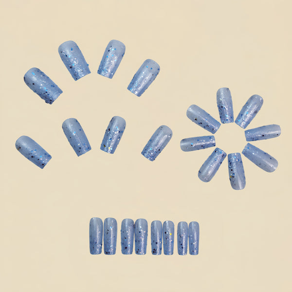 12 Sizes-24 Pcs Press On Nails Y1384