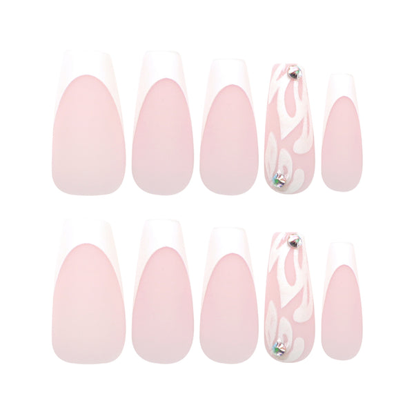 12 Sizes-24 Pcs Press On Nails JP2875