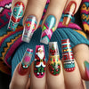 12 Sizes-24 Pcs Press On Nails Y269