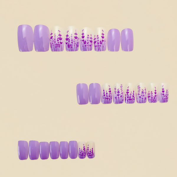 12 Sizes-24 Pcs Press On Nails Y580