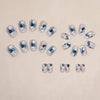 12 Sizes-24 Pcs Press On Nails W1473