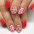 12 Sizes-24 Pcs Press On Nails C364