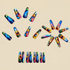 12 Sizes-24 Pcs Press On Nails Y1403