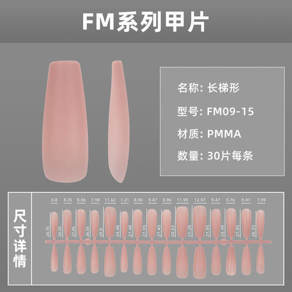 15 Sizes-30 Pcs Press On Nails FM09-01