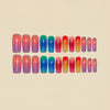12 Sizes-24 Pcs Press On Nails Y1585