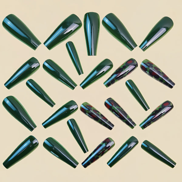 12 Sizes-24 Pcs Press On Nails Y1758