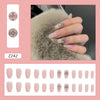 12 Sizes-24 Pcs Press On Nails Z242