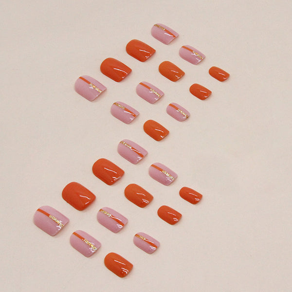 12 Sizes-24 Pcs Press On Nails W657