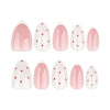 12 Sizes-24 Pcs Press On Nails JP4107