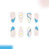 12 Sizes-24 Pcs Press On Nails C1611