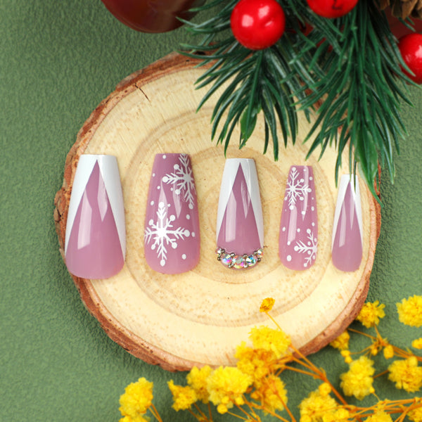 12 Sizes-24 Pcs Press On Nails JP2684