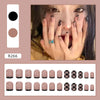 12 Sizes-24 Pcs Press On Nails R266