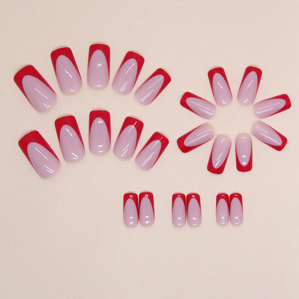 12 Sizes-24 Pcs Press On Nails W1364