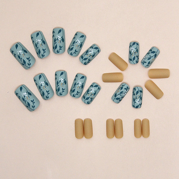 12 Sizes-24 Pcs Press On Nails W1399