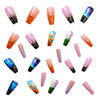 12 Sizes-24 Pcs Press On Nails Y501