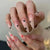 12 Sizes-24 Pcs Press On Nails Z692