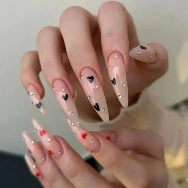 12 Sizes-24 Pcs Press On Nails Z692