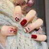12 Sizes-24 Pcs Press On Nails R924