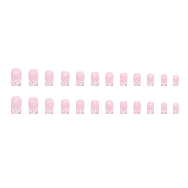 12 Sizes-24 Pcs Press On Nails W499