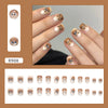 12 Sizes-24 Pcs Press On Nails R908