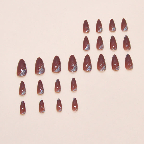 12 Sizes-24 Pcs Press On Nails W2005