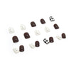12 Sizes-24 Pcs Press On Nails R656