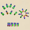 12 Sizes-24 Pcs Press On Nails Y1021
