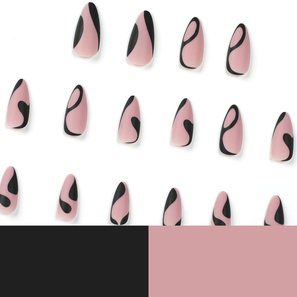 12 Sizes-24 Pcs Press On Nails JP2756