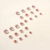 12 Sizes-24 Pcs Press On Nails Z566