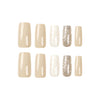 12 Sizes-24 Pcs Press On Nails JP2604