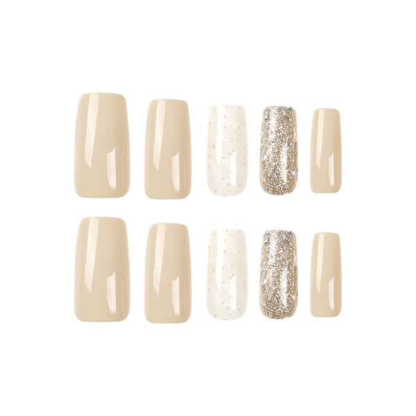 12 Sizes-24 Pcs Press On Nails JP2604