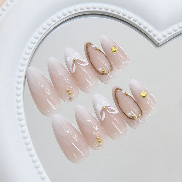 12 Sizes-24 Pcs Press On Nails Z1104
