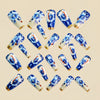 12 Sizes-24 Pcs Press On Nails Y1264