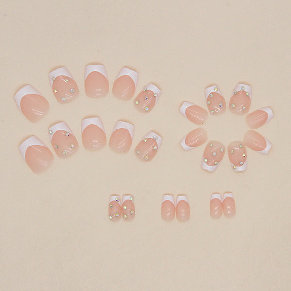 12 Sizes-24 Pcs Press On Nails Z737