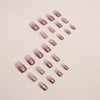 12 Sizes-24 Pcs Press On Nails W1023