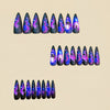 12 Sizes-24 Pcs Press On Nails Y850