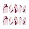 12 Sizes-24 Pcs Press On Nails JP3662