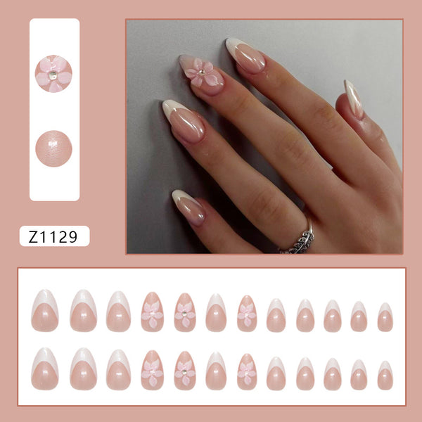 12 Sizes-24 PcsPress On Nails Z1129