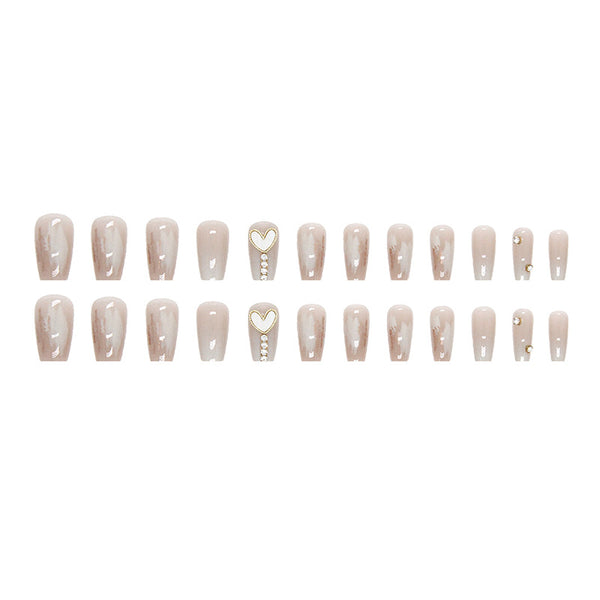 12 Sizes-24 Pcs Press On Nails Z464