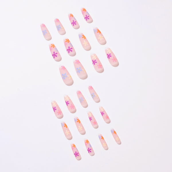 12 Sizes-24 Pcs Press On Nails JP1156