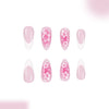 12 Sizes-24 Pcs Press On Nails C1645
