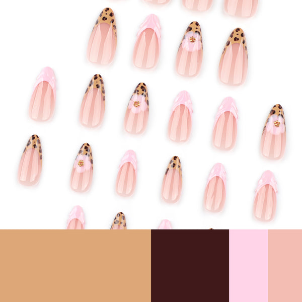 12 Sizes-24 Pcs Press On Nails JP4012
