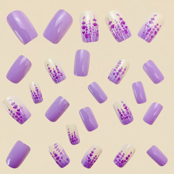 12 Sizes-24 Pcs Press On Nails Y580