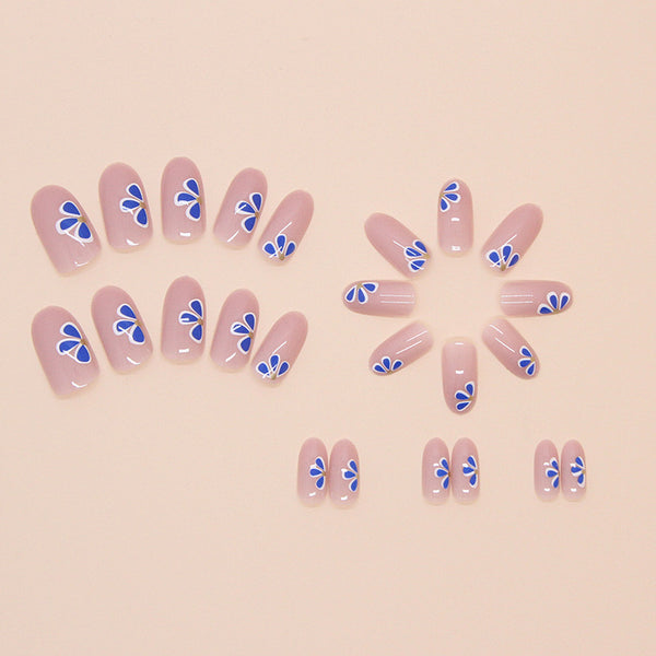12 Sizes-24 Pcs Press On Nails W1652