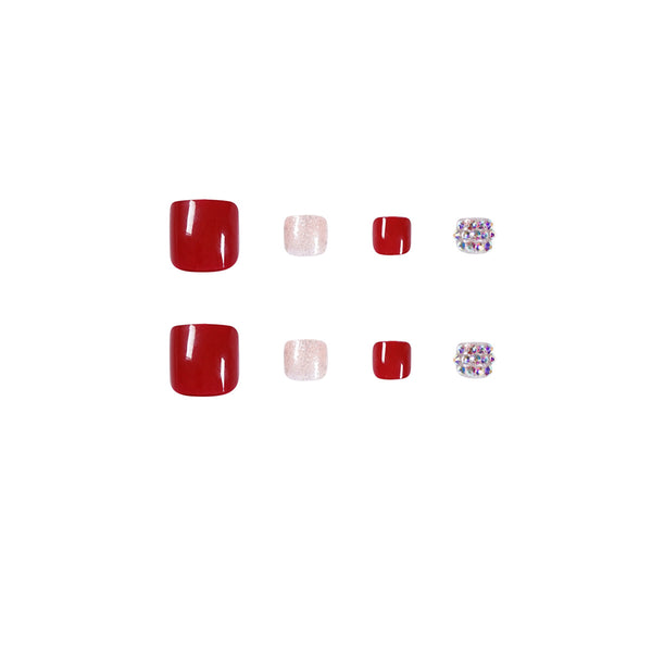 12 Sizes-24 Pcs Press On Nails JP1181