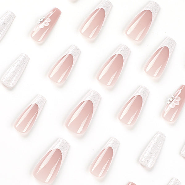 12 Sizes-24 Pcs Press On Nails JP2269