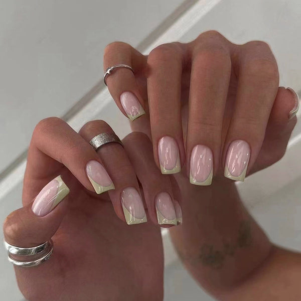 12 Sizes-24 Pcs Press On Nails W1193