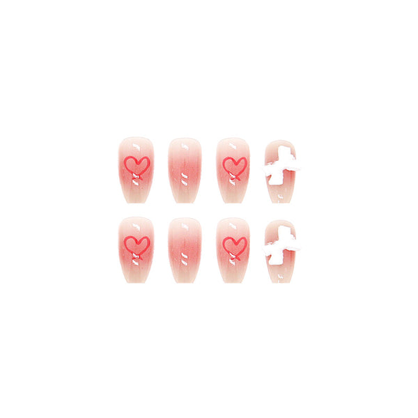 12 Sizes-24 Pcs Press On Nails Z225