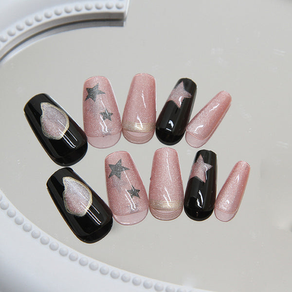 12 Sizes-24 Pcs Press On Nails MY034