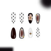 12 Sizes-24 Pcs Press On Nails C1593